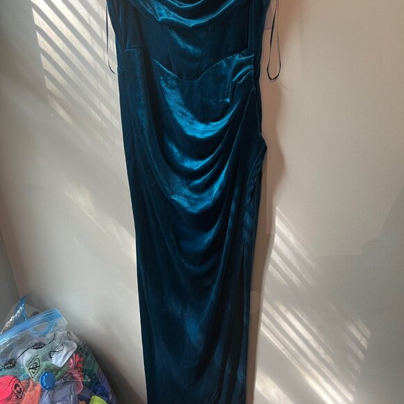 Gaia Velvet Baltic Born Dress Topaz - Picture 4 of 7